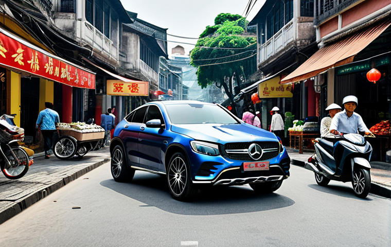 벤츠 GLC 쿠페의 보험료 절약 방법 - Family Road Trip**

A family of four driving in their silver Mercedes-Benz GLC Coupe on a scenic coa...